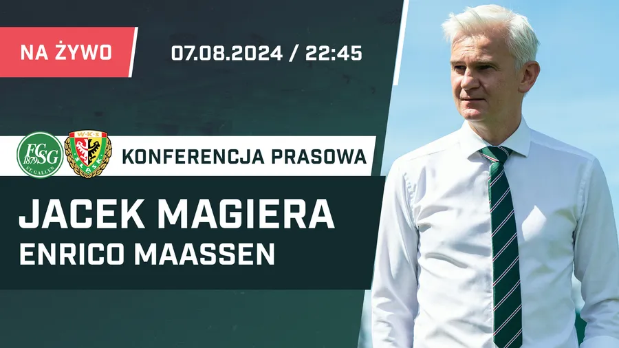 LIVE: Magiera i Maassen po meczu Sankt Gallen - Śląsk