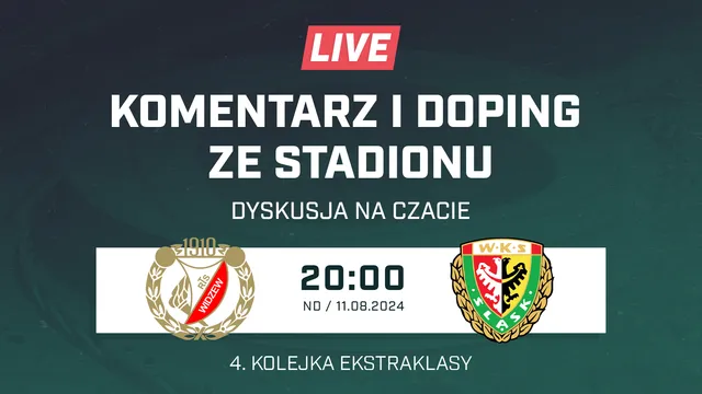 LIVE: Widzew Łódź - Śląsk Wrocław (NA ŻYWO)