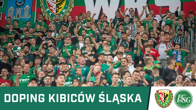 KIBICE: Doping kibiców Śląska w meczu z Sankt Gallen (WIDEO)