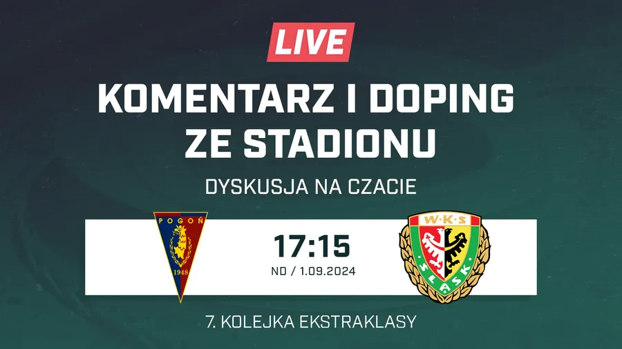LIVE: Pogoń Szczecin - Śląsk Wrocław (NA ŻYWO)