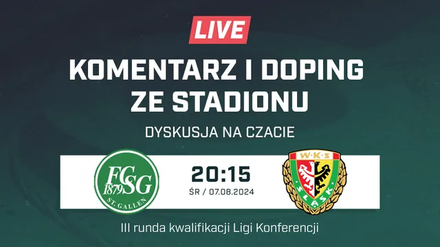 LIVE: FC Sankt Gallen - Śląsk Wrocław (NA ŻYWO)