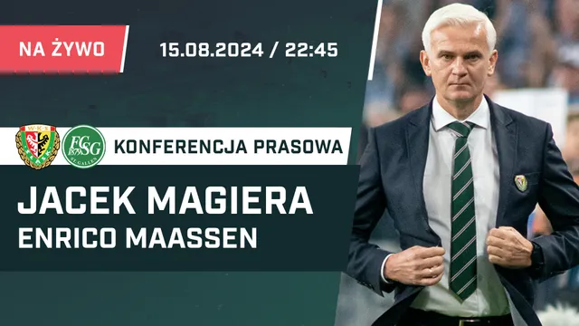 LIVE: Magiera i Maassen po meczu Śląsk - Sankt Gallen