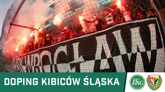 KIBICE: Doping kibiców Śląska w Sankt Gallen (WIDEO)