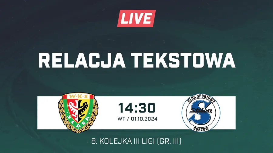 LIVE: Śląsk II Wrocław - Stilon Gorzów Wielkopolski (NA ŻYWO)