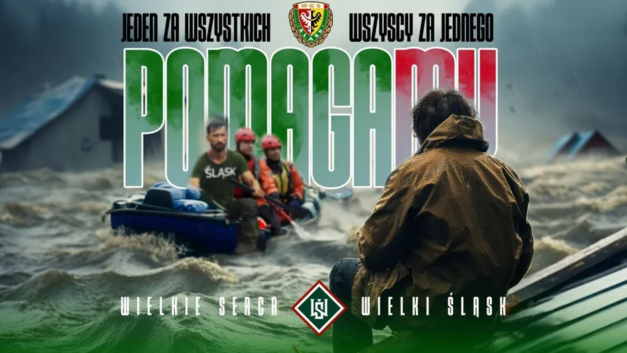 Akcja pomocy kibiców Śląska dla powodzian 