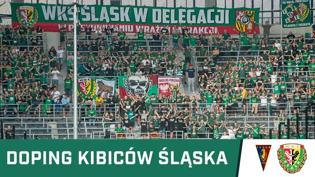 KIBICE: Doping kibiców Śląska w Szczecinie (WIDEO)