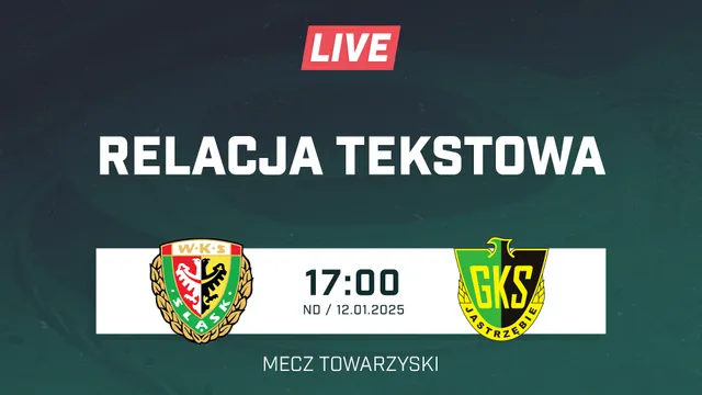 LIVE: Śląsk Wrocław - GKS Jastrzębie (NA ŻYWO)