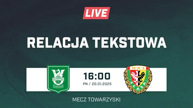 LIVE: NK Olimpija Lublana - Śląsk Wrocław (NA ŻYWO)