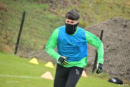 Trening piłkarzy Śląska pod wodzą Ante Šimundžy 8.01.2025