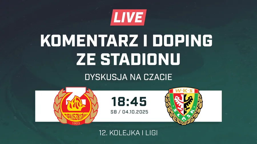 LIVE: Znicz Pruszków - Śląsk Wrocław (NA ŻYWO)