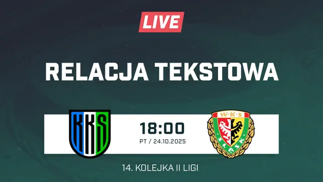 LIVE: KKS Kalisz - Śląsk II Wrocław (NA ŻYWO)