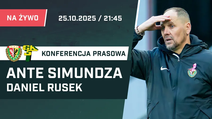 LIVE: Ante Simundza i Daniel Rusek po meczu Śląsk - Górnik