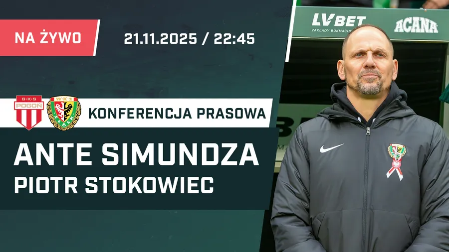 LIVE: Ante Simundza i Piotr Stokowiec po meczu Pogoń - Śląsk