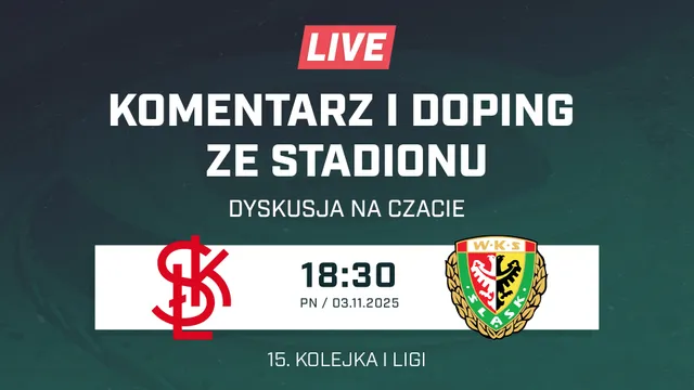 LIVE: ŁKS Łódź - Śląsk Wrocław (NA ŻYWO)