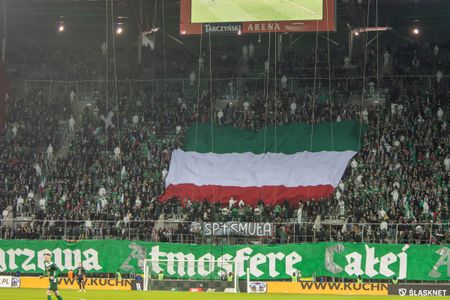 19. kolejka I ligi: Śląsk Wrocław 1:1 Stal Rzeszów (KIBICE)