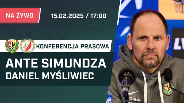 LIVE: Simundza i Myśliwiec po meczu Śląsk - Widzew