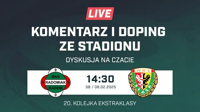 LIVE: Radomiak Radom - Śląsk Wrocław (NA ŻYWO)