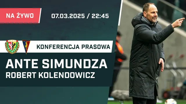 LIVE: Ante Simundza i Robert Kolendowicz po meczu Śląsk - Pogoń