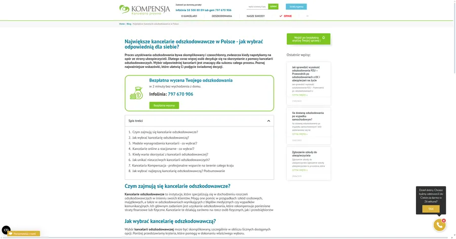 Kancelarie odszkodowawcze - kiedy warto skorzystać z ich usług?