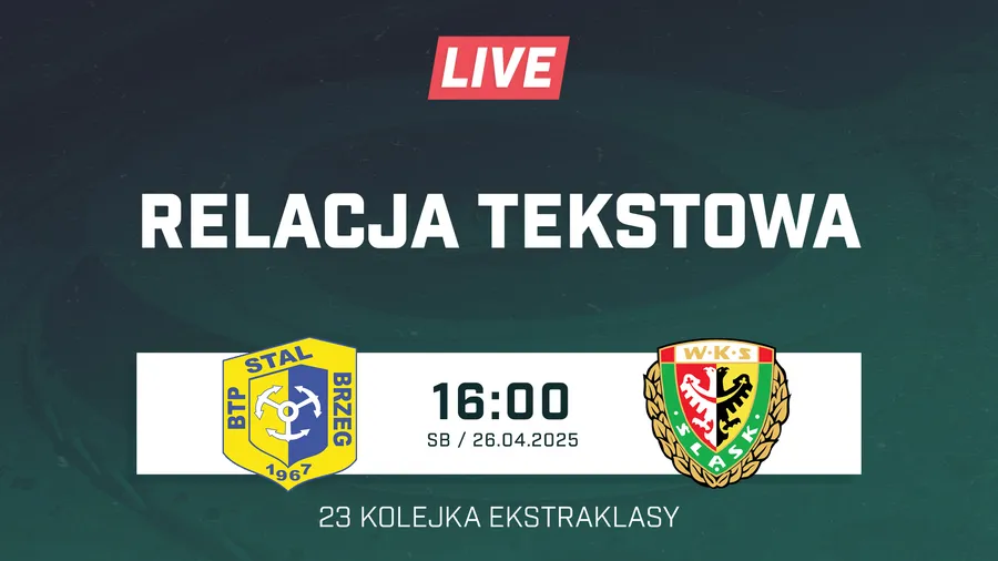 LIVE: Stal Brzeg - Śląsk II Wrocław (NA ŻYWO)