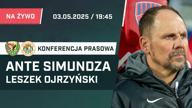 LIVE: Ante Simundza i Leszek Ojrzyński po meczu Śląsk - Zagłębie