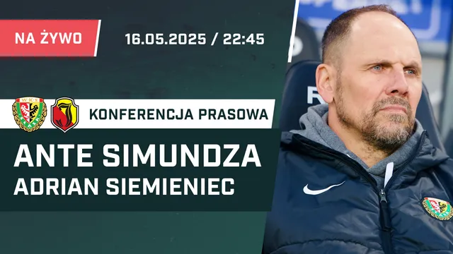 LIVE: Ante Simundza i Adrian Siemieniec po meczu Śląsk - Jagiellonia