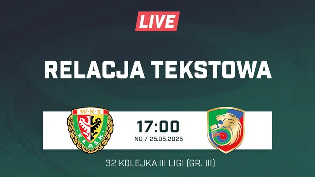 LIVE: Śląsk II Wrocław - Miedź II Legnica (NA ŻYWO)