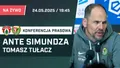 LIVE: Ante Simundza i Tomasz Tułacz po meczu Puszcza - Śląsk