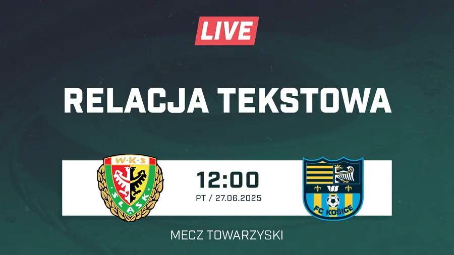 LIVE: Śląsk Wrocław - FC Koszyce (NA ŻYWO)