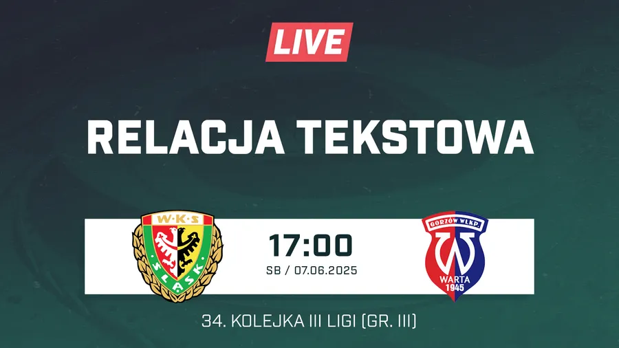 LIVE: Śląsk II Wrocław - Warta Gorzów (NA ŻYWO)