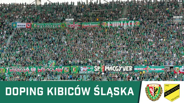 WIDEO: Doping kibiców Śląska podczas meczu z Wieczystą
