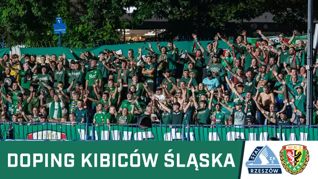 WIDEO: Doping kibiców Śląska w Rzeszowie