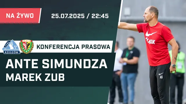 LIVE: Ante Simundza i Marek Zub po meczu Stal - Śląsk