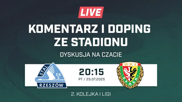 LIVE: Stal Rzeszów - Śląsk Wrocław (NA ŻYWO)