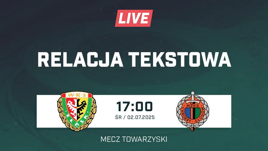 LIVE: Śląsk Wrocław - Chrobry Głogów (NA ŻYWO)