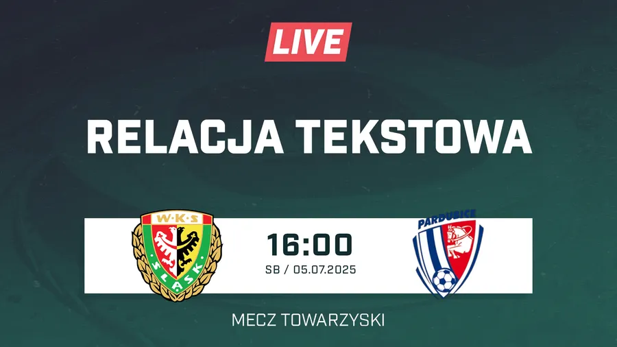 LIVE: Śląsk Wrocław - FK Pardubice (NA ŻYWO)