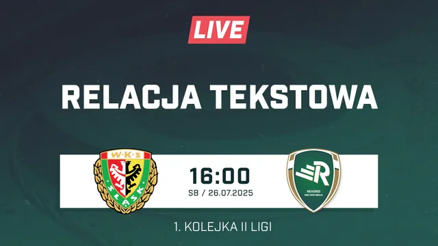 LIVE: Śląsk II Wrocław - Rekord Bielsko-Biała (NA ŻYWO)