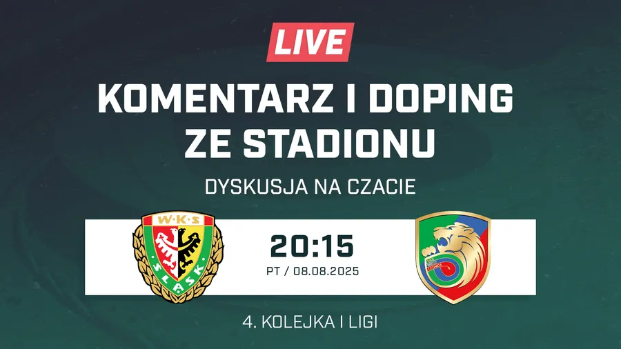 LIVE: Śląsk Wrocław - Miedź Legnica (NA ŻYWO)