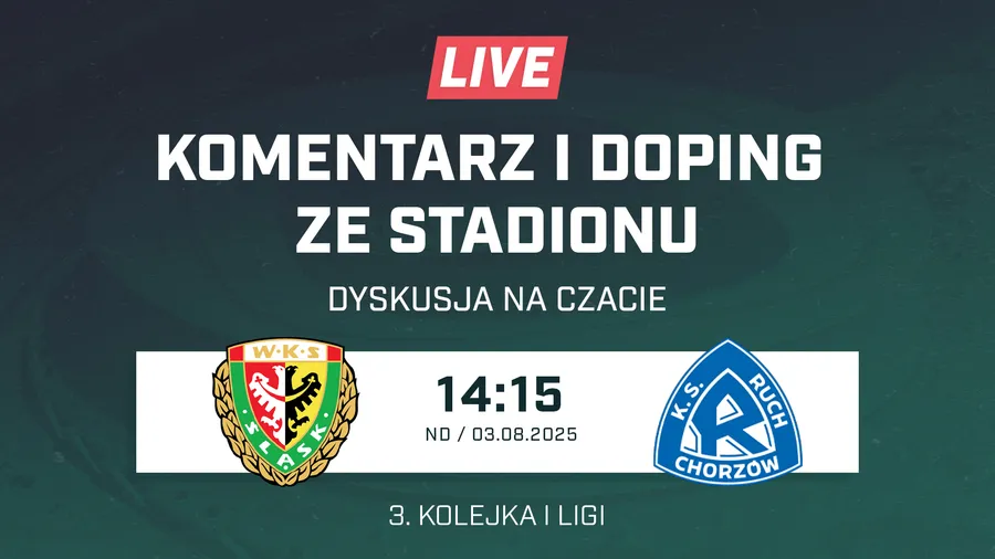 LIVE: Śląsk Wrocław - Ruch Chorzów (NA ŻYWO)