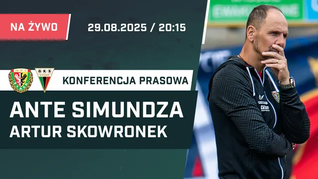 LIVE: Ante Simundza i Artur Skowronek po meczu Śląsk - GKS Tychy