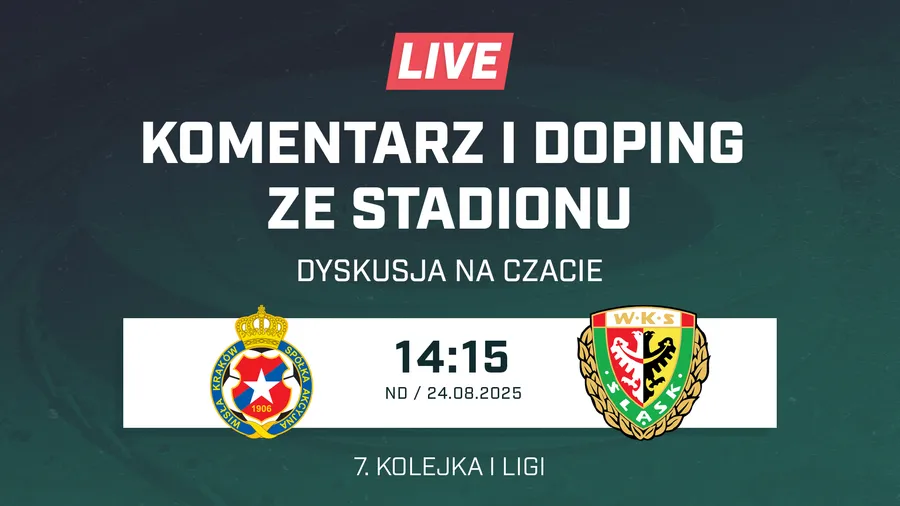 LIVE: Wisła Kraków - Śląsk Wrocław (NA ŻYWO)