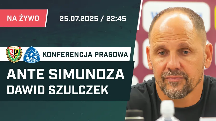 LIVE: Ante Simundza i Dawid Szulczek po meczu Śląsk - Ruch
