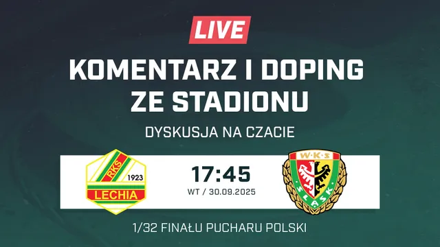 LIVE: Lechia Tomaszów Mazowiecki – Śląsk Wrocław (NA ŻYWO)