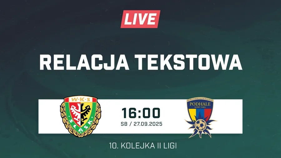  LIVE: Śląsk II Wrocław - Podhale Nowy Targ (NA ŻYWO)
