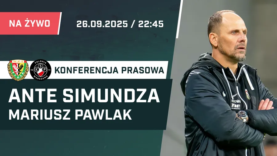 LIVE: Ante Simundza i Mariusz Pawlak po meczu Śląsk - Polonia