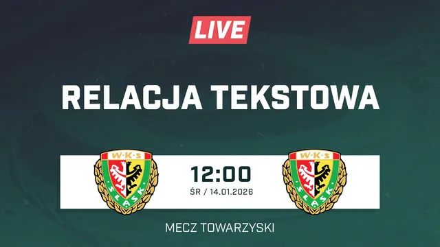 LIVE: Śląsk Wrocław - Śląsk II Wrocław (NA ŻYWO)