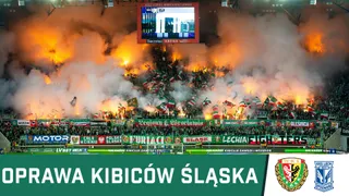 WIDEO: Oprawa kibiców Śląska Wrocław w meczu z Lechem Poznań
