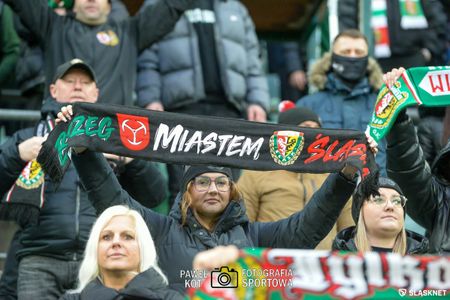 22. kolejka I ligi: Śląsk Wrocław 3:0 Odra Opole (KIBICE)