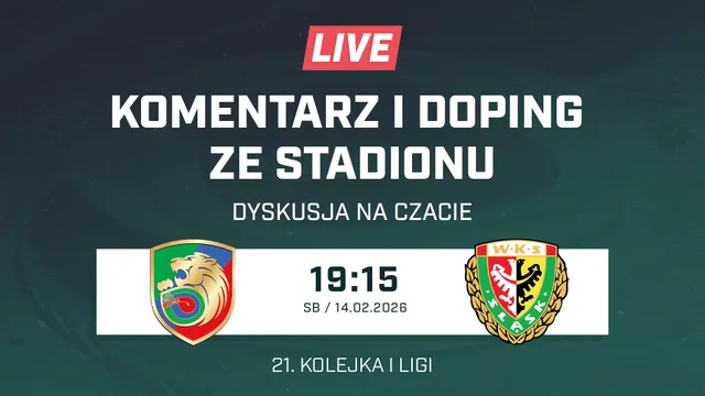 LIVE: Miedź Legnica - Śląsk Wrocław (NA ŻYWO)