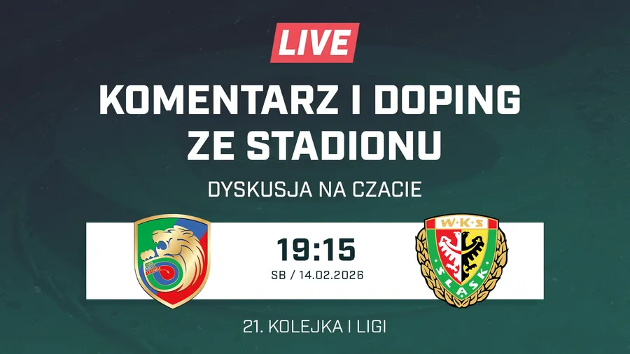 LIVE: Miedź Legnica - Śląsk Wrocław (NA ŻYWO)